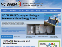 Tablet Screenshot of ncwarn.org